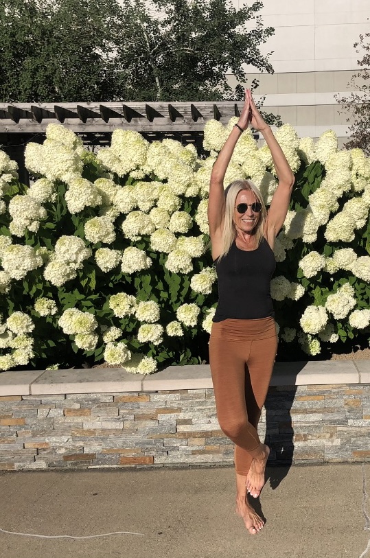 Yoga with Flowers